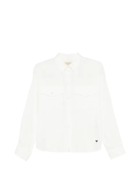 Weekend Max Mara camisa Wkdpesi con bolsillo con solapa y botones