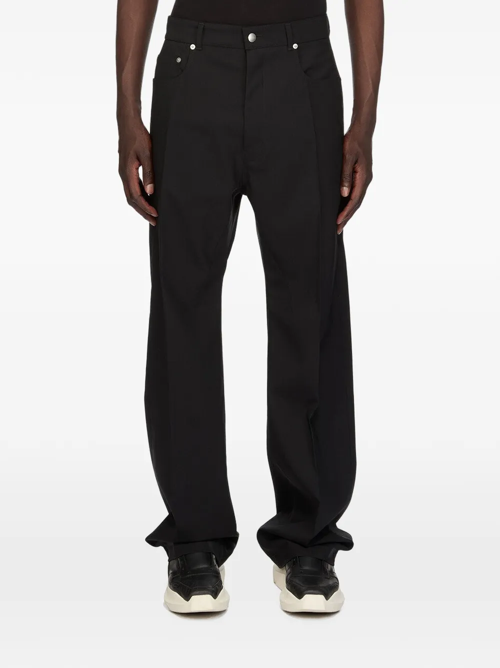 Rick Owens Temple Geth jeans in paper wool