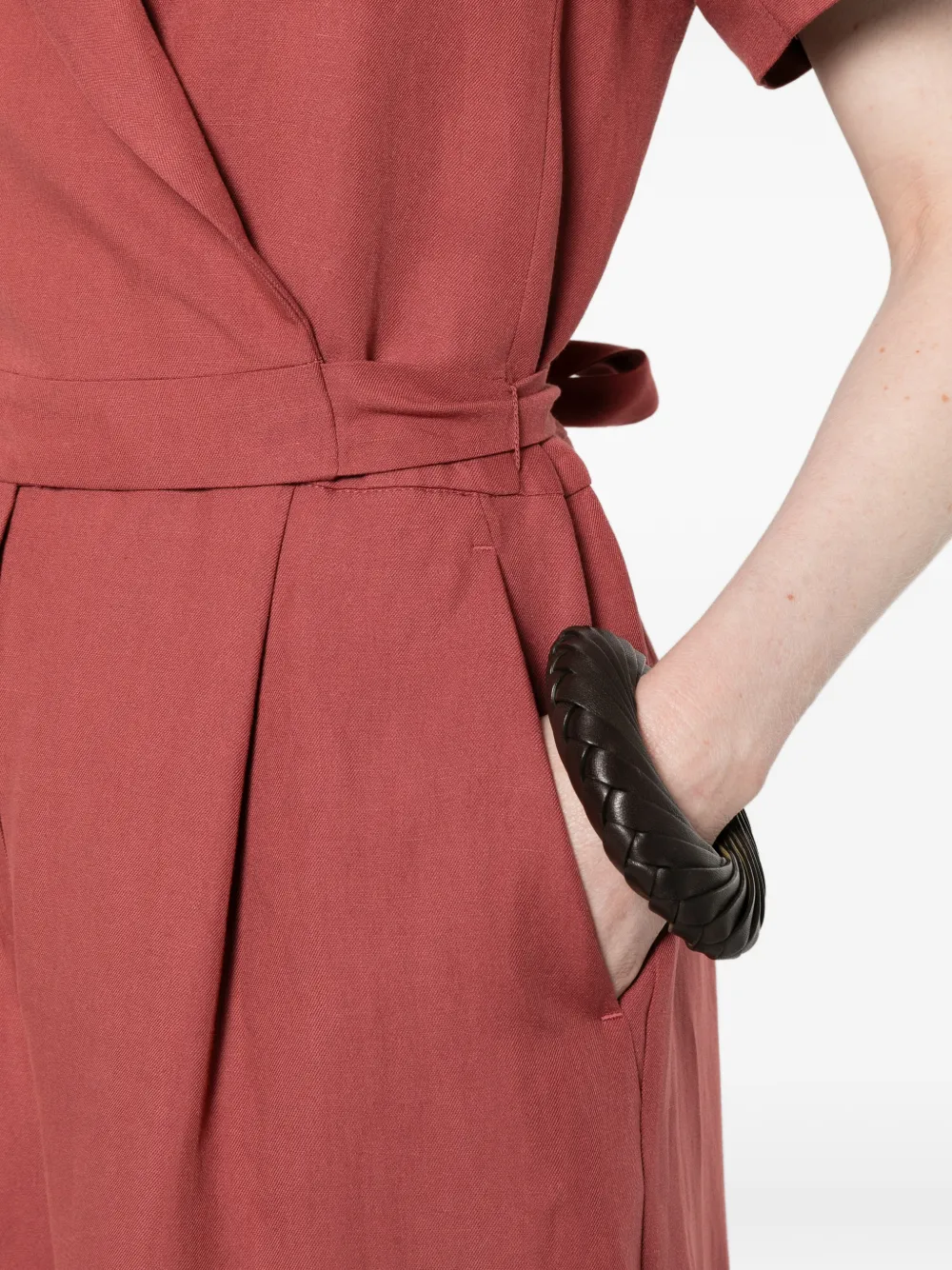 Weekend Max Mara Jumpsuit met wijde pijpen Roze