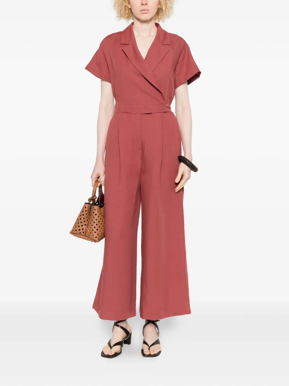 Weekend Max Mara wide-leg jumpsuit - Rosa