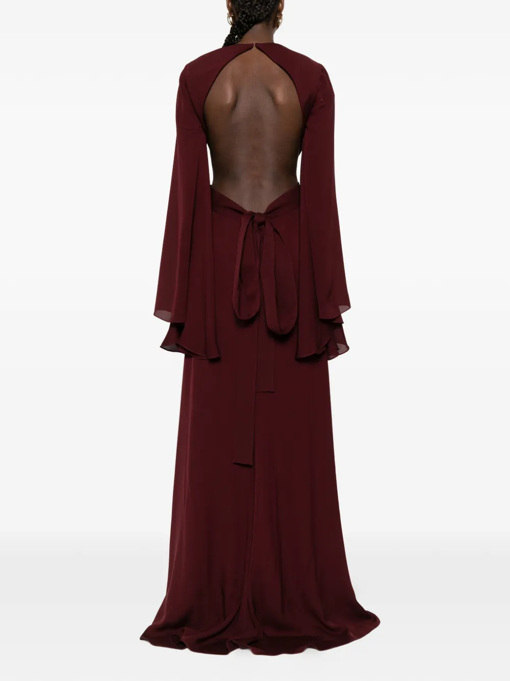 cut-out embellished maxi dress