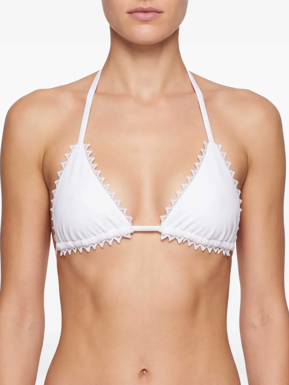 Jacquemus The Picot bikinitop Wit