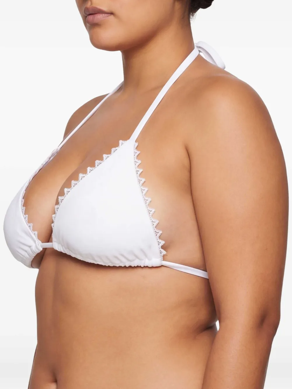 Jacquemus The Picot bikinitop Wit