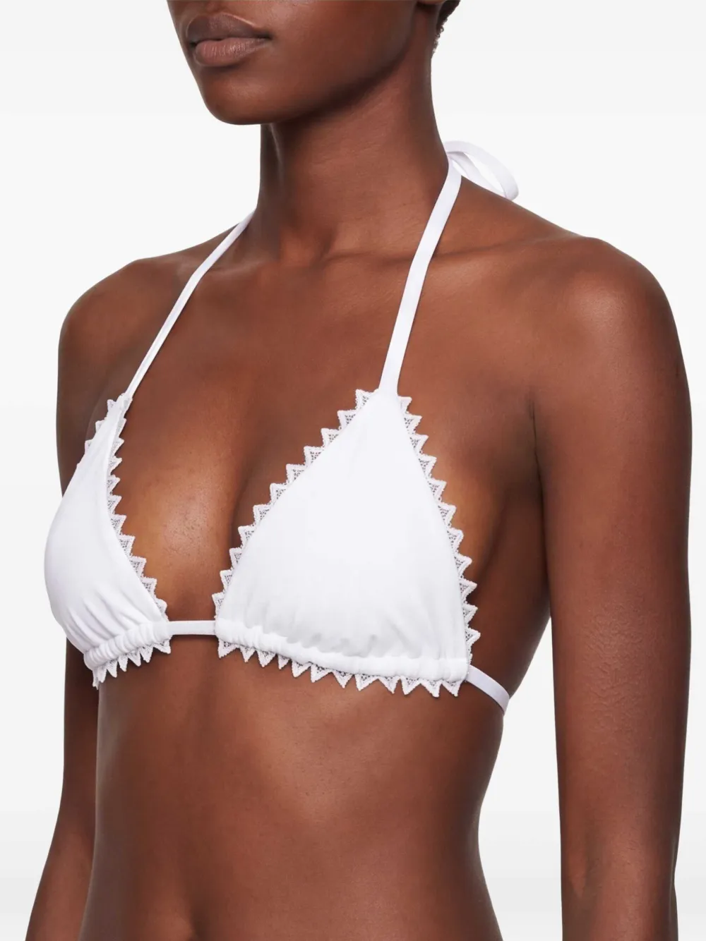 Jacquemus The Picot bikinitop Wit