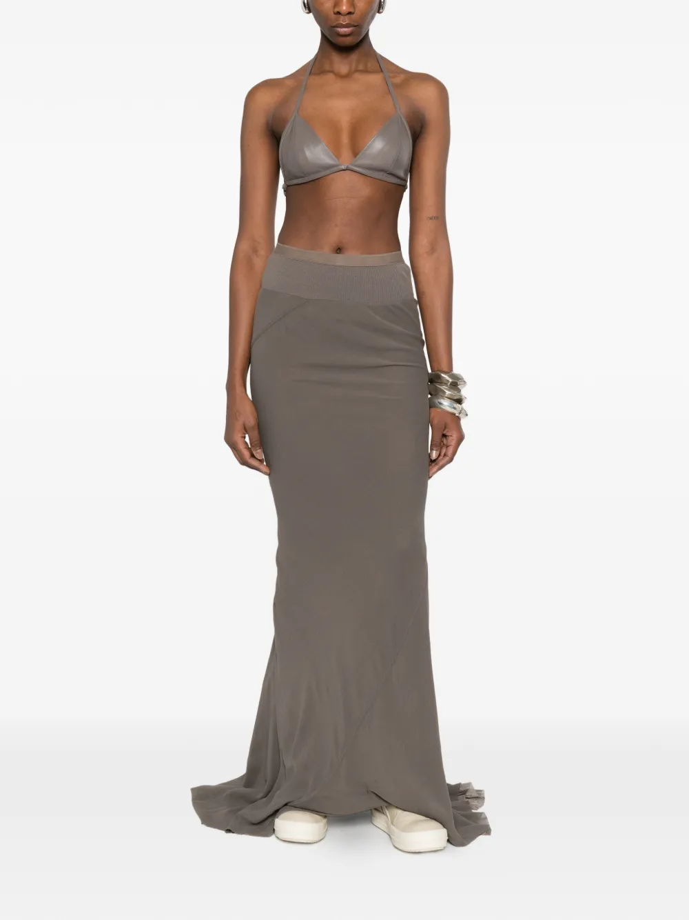 Rick Owens Tie-fastening Triangle Top - Grey 