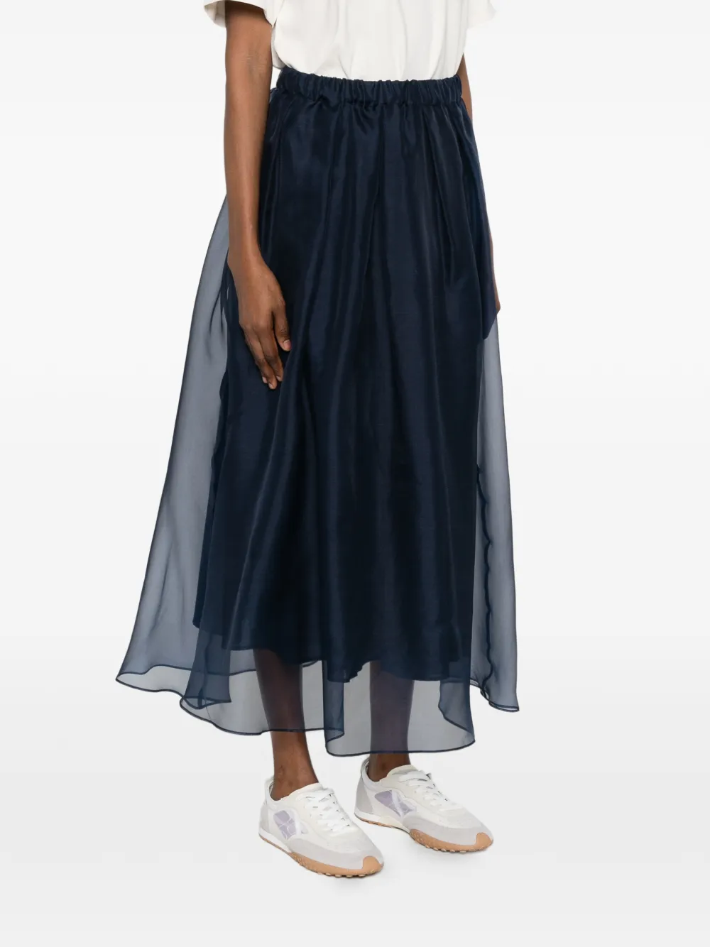 Weekend Max Mara Visino plooirok Blauw