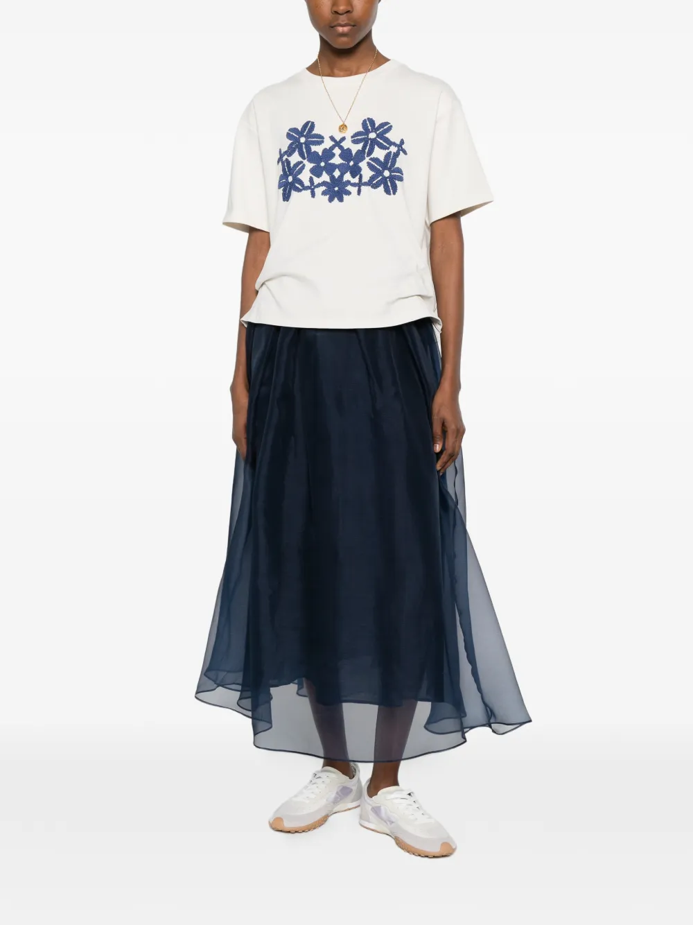 Weekend Max Mara Visino plooirok Blauw