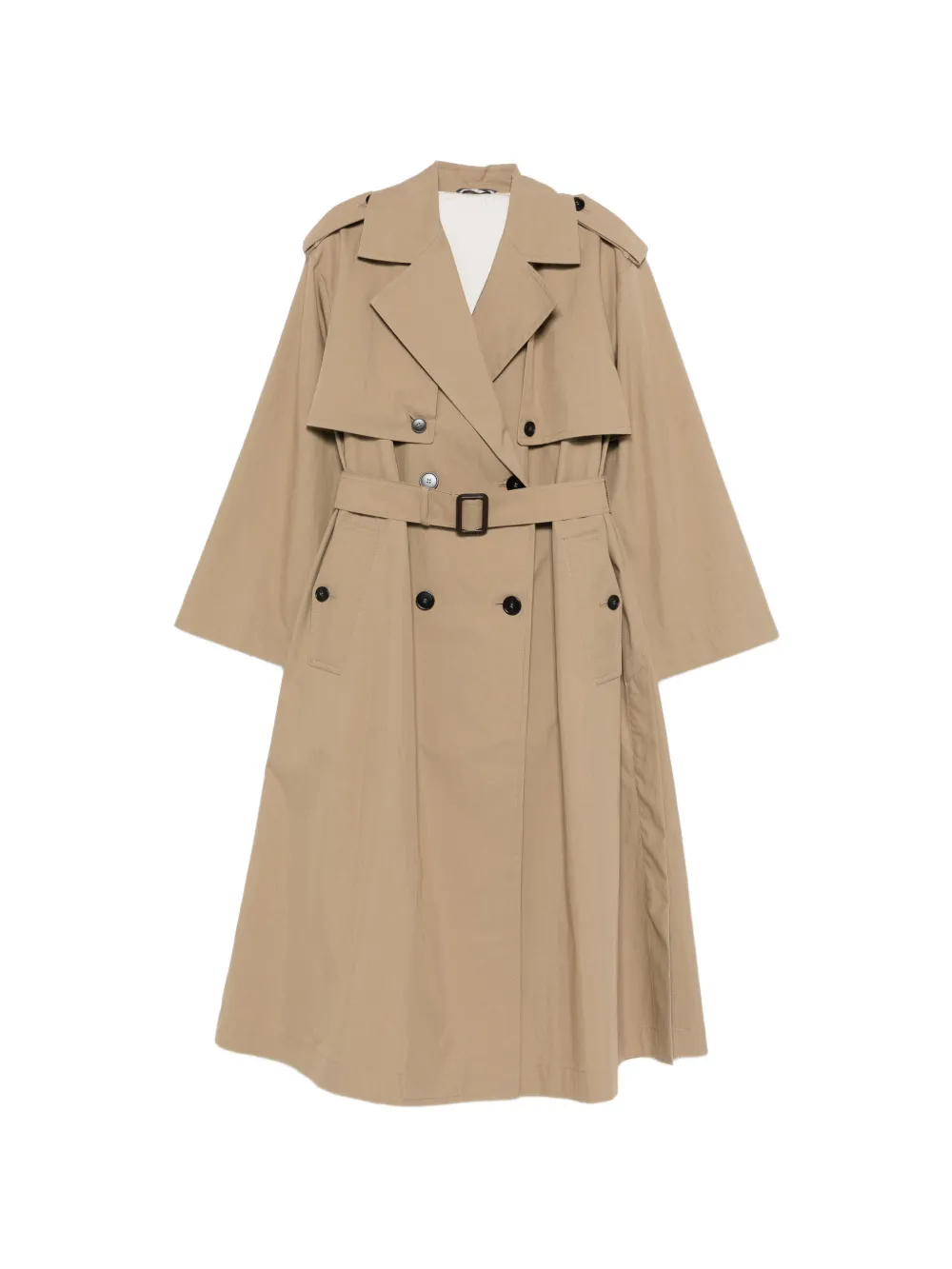 Weekend Max Mara belted double-breasted coat - Toni neutri