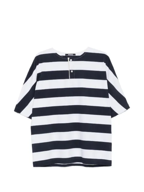 Jacquemus striped short-sleeve polo shirt