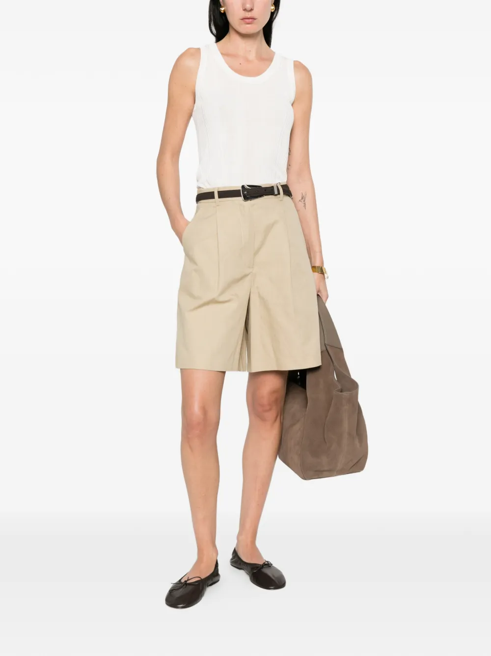  Weekend Max Mara Sleeveless Top - White 