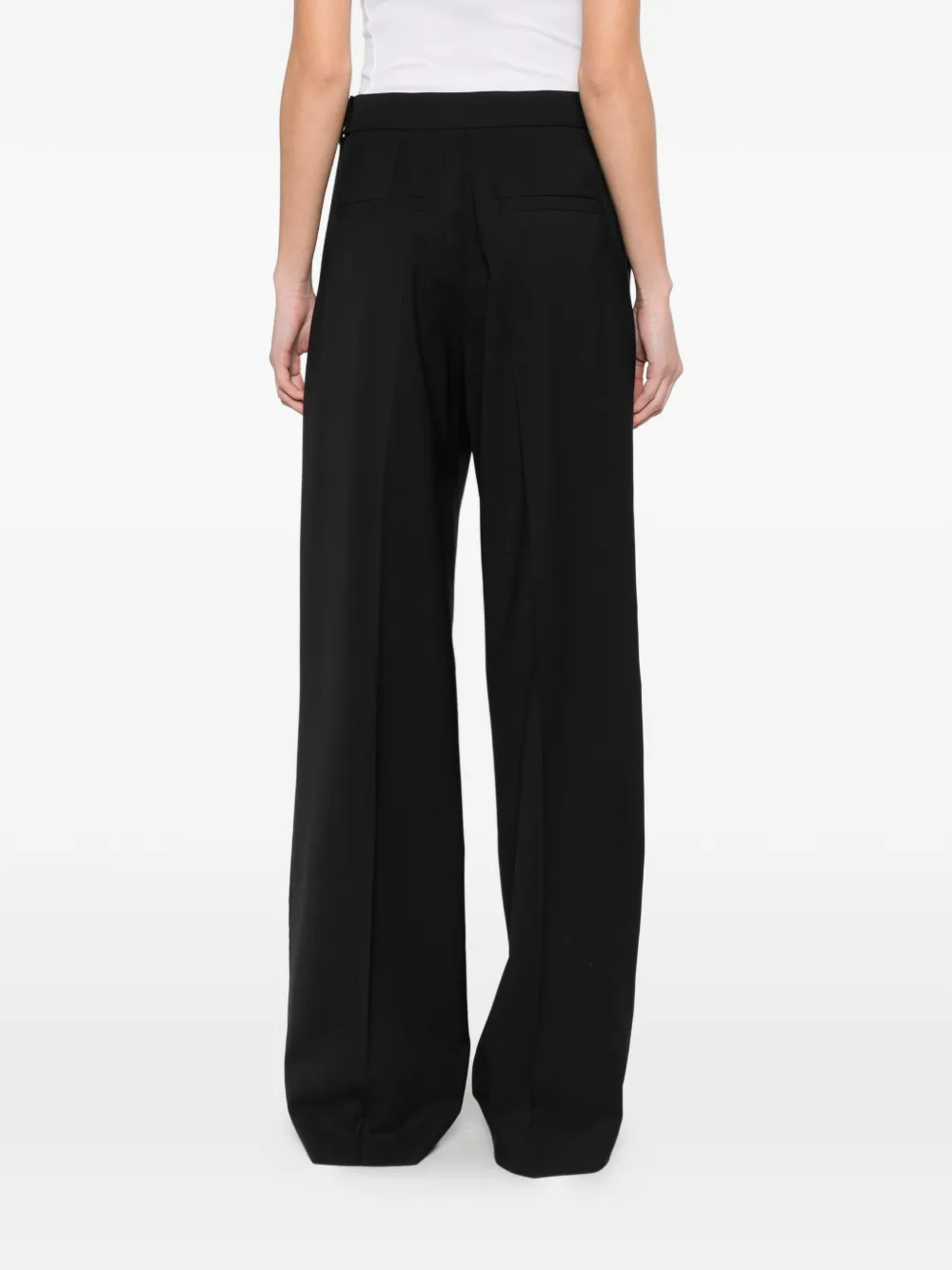 Sportmax Spxabituro broek met ceintuur Zwart