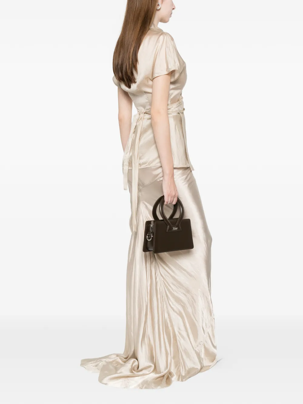 Rick Owens Geribbelde rok met tailleband Beige