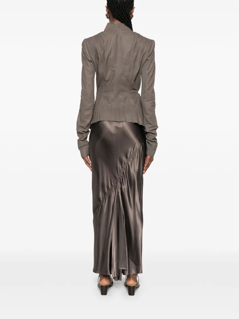 Rick Owens Jack met gestrikte ceintuur Grijs