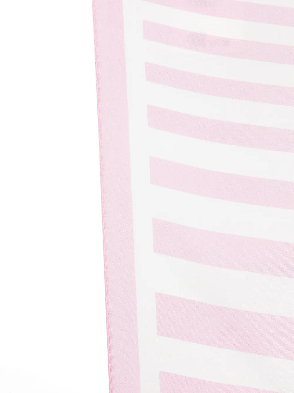 Jacquemus Le Foulard a Rayures zijden sjaal Roze