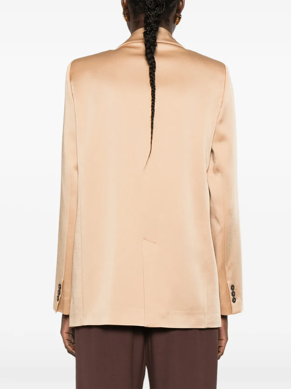Forte Blazer met opgestikte zak Beige
