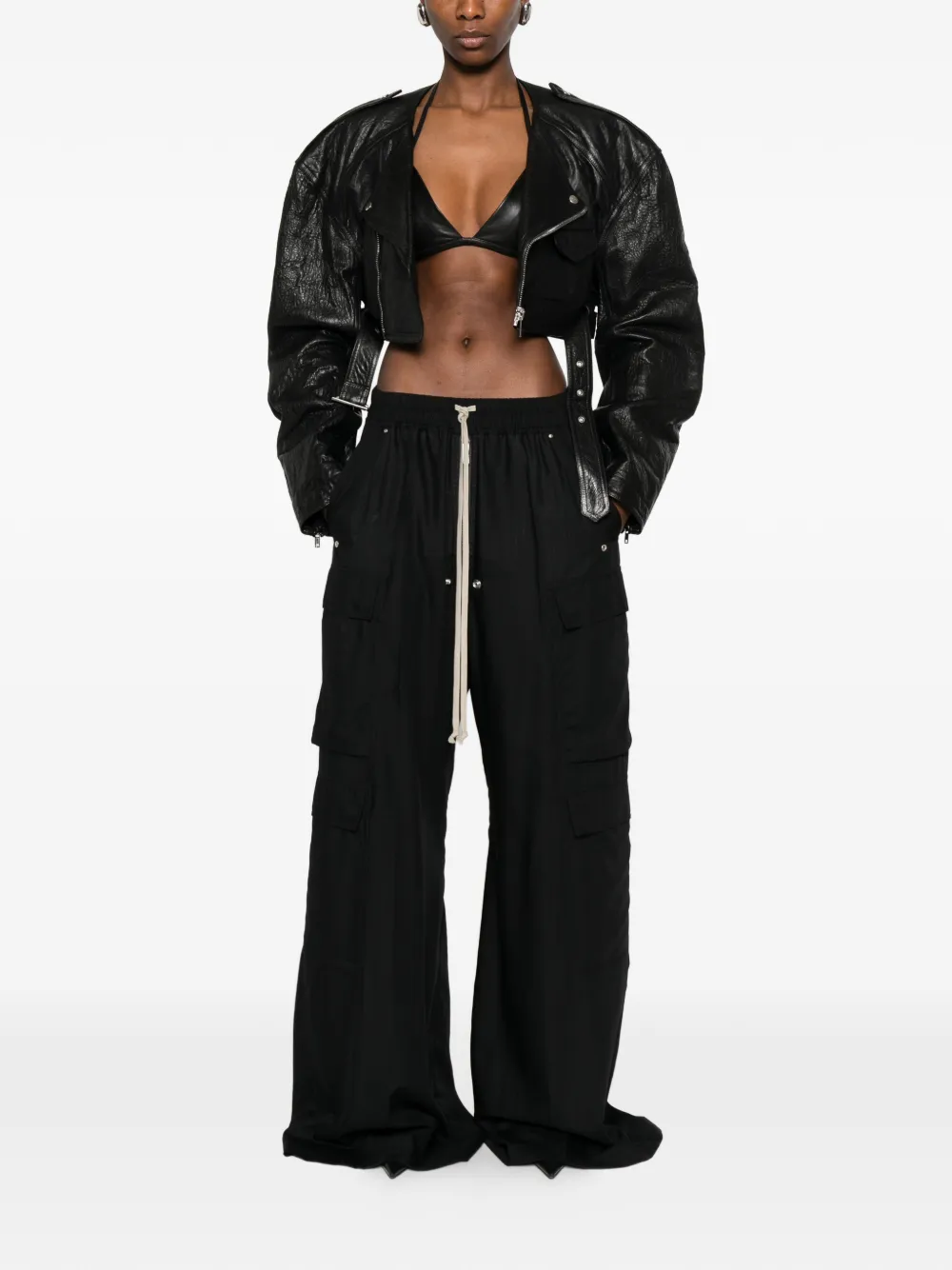  Rick Owens Tie Strap Top - Black 