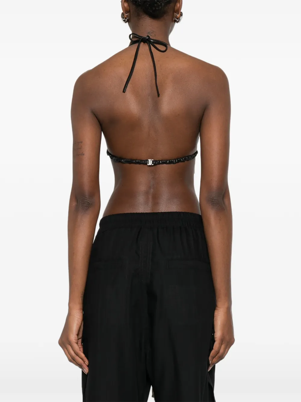 Rick Owens Top met gestrikt bandje Zwart