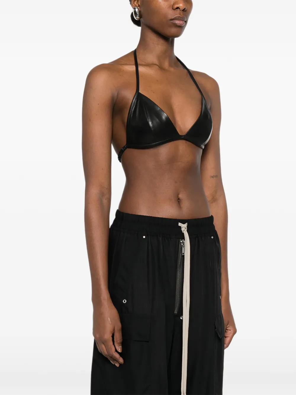  Rick Owens Tie Strap Top - Black 