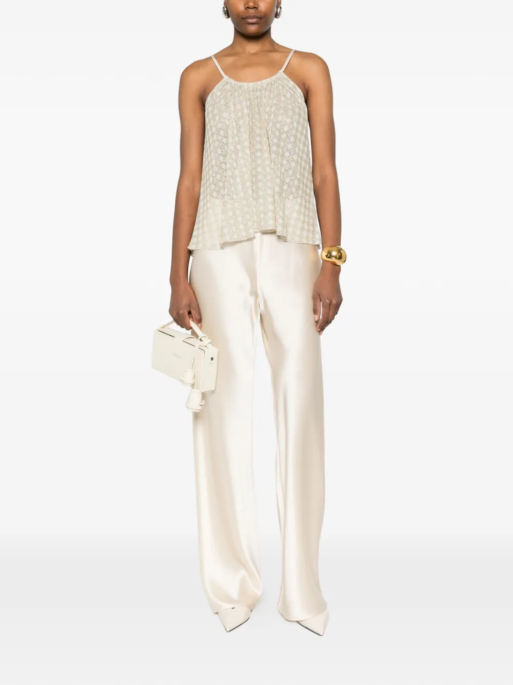 Forte Forte Patterned Top - Neutrals 