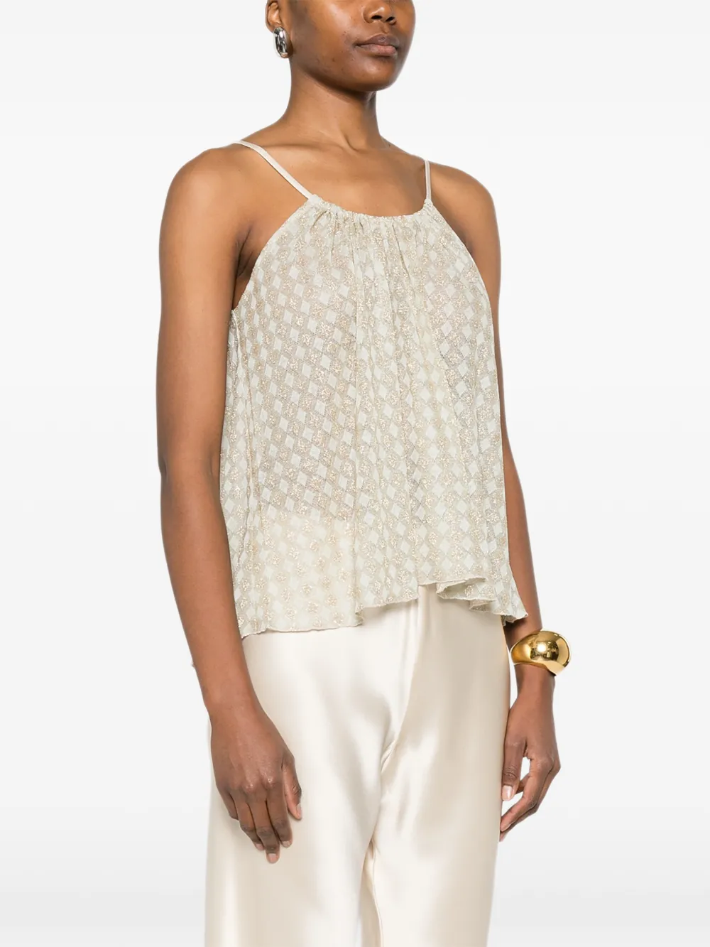 Forte Forte Patterned Top - Neutrals 