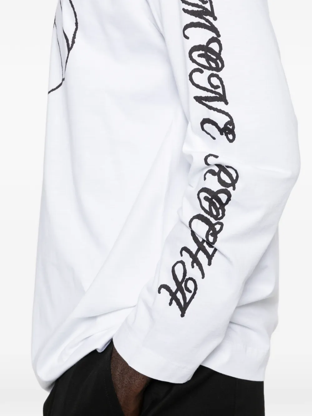 printed long-sleeve T-Shirt