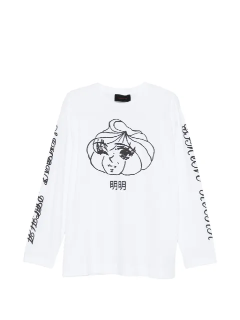 Simone Rocha printed long-sleeve T-shirt