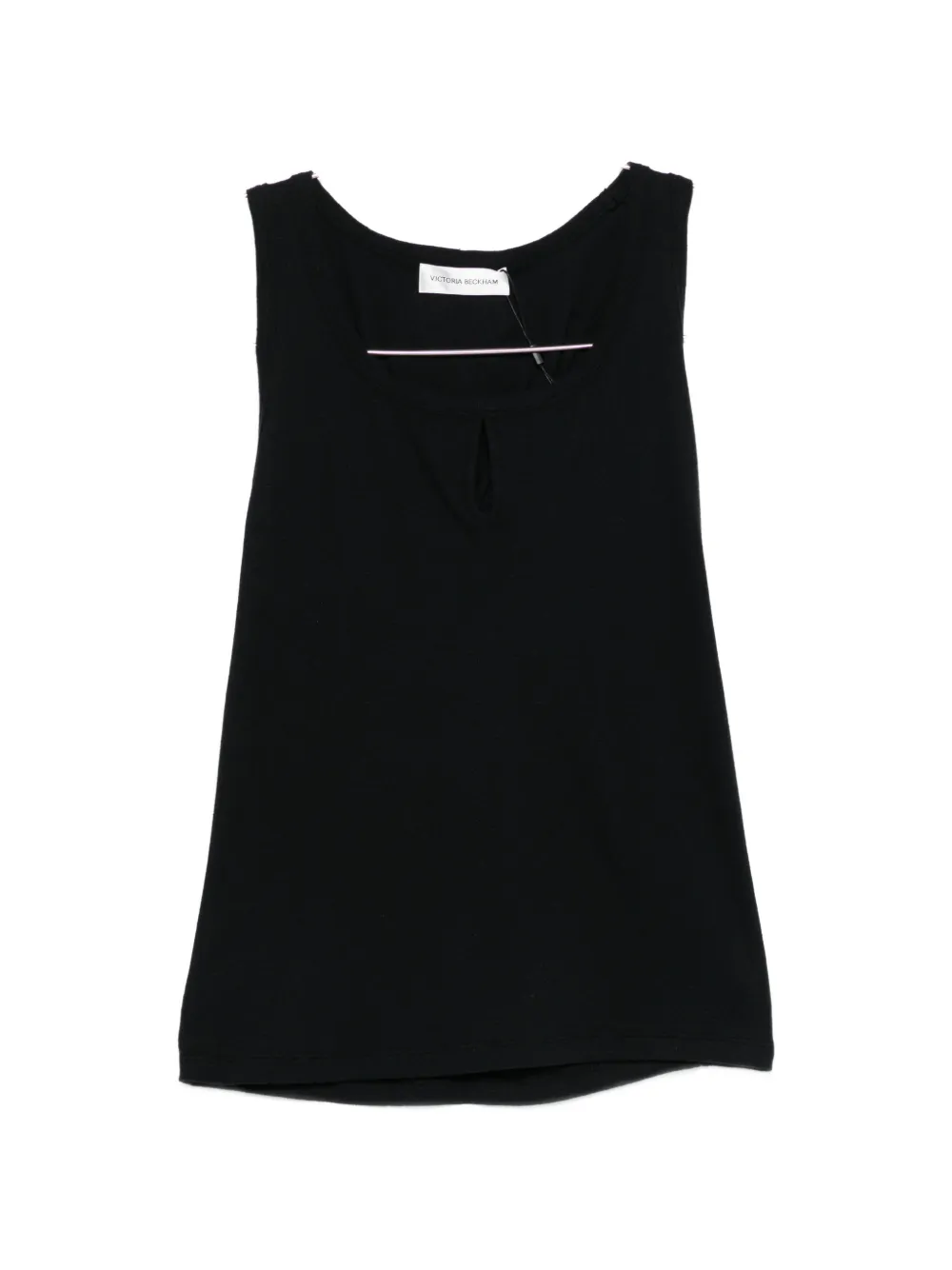 Victoria Beckham keyhole tank top - Nero