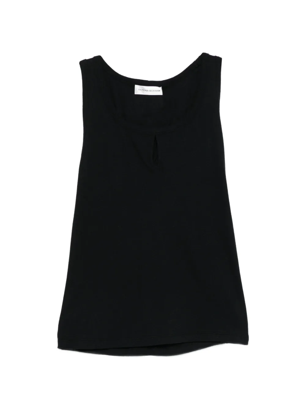 Victoria Beckham keyhole tank top - Nero