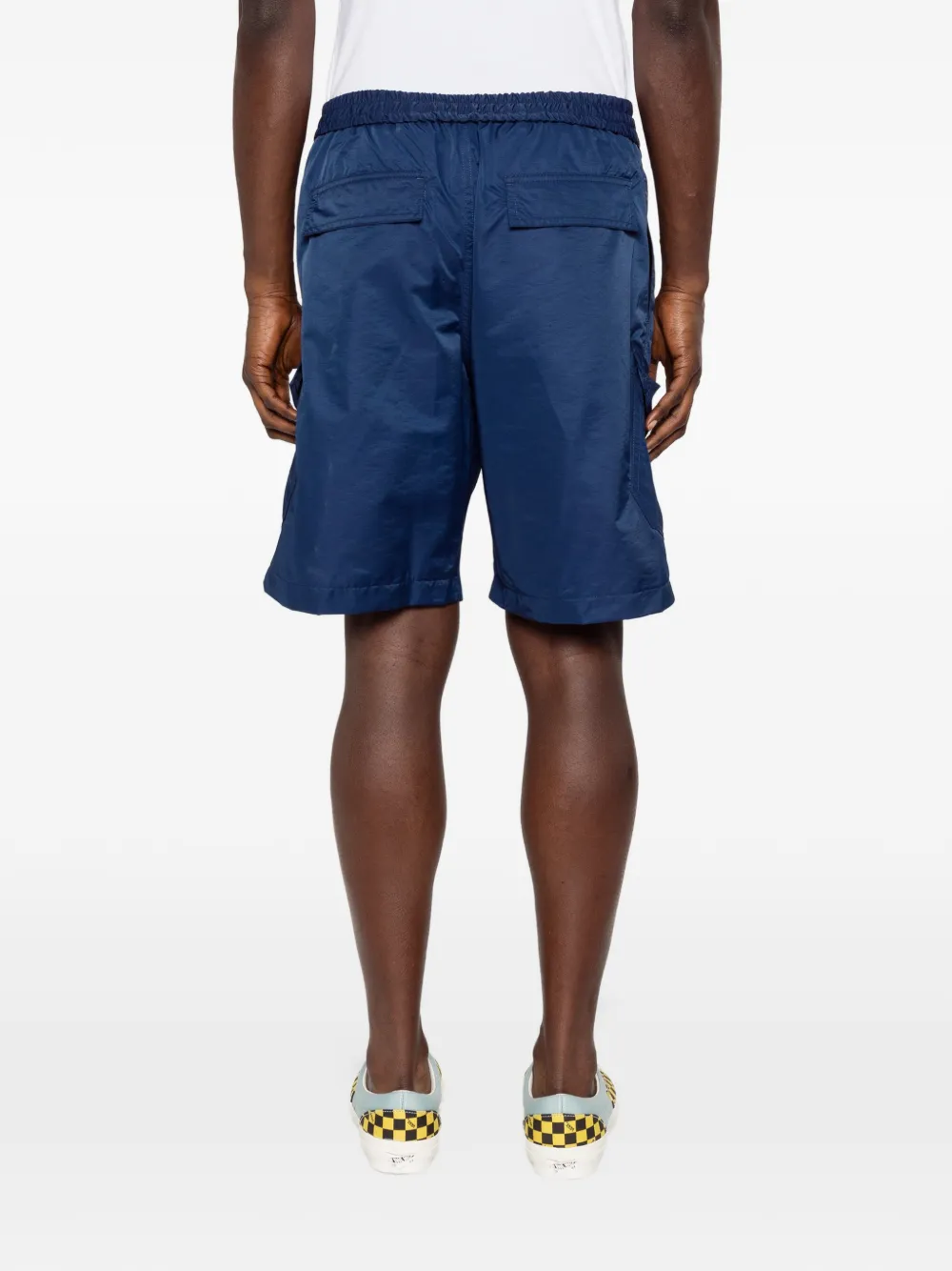 Kenzo Shorts met logopatch Blauw