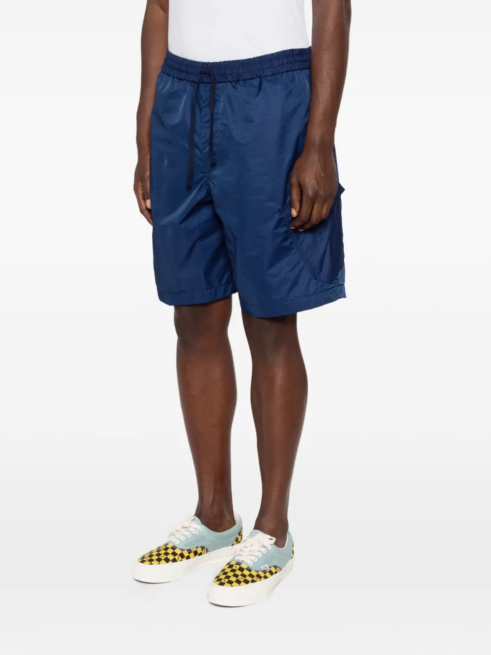  Kenzo Logo-patch Shorts - Blue 