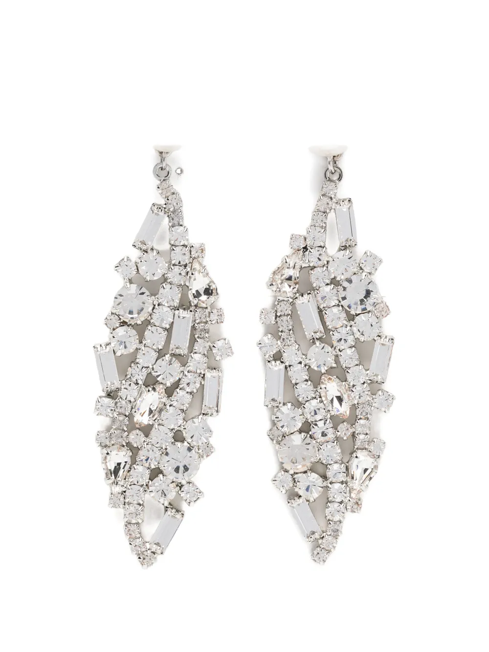 Magda Butrym crystal-embellishment earrings - Silber
