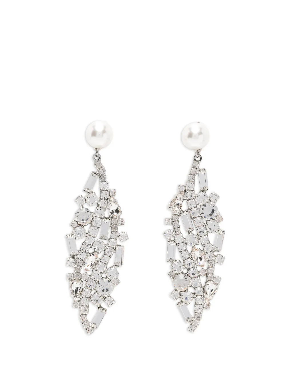 Magda Butrym crystal-embellishment earrings - Silber