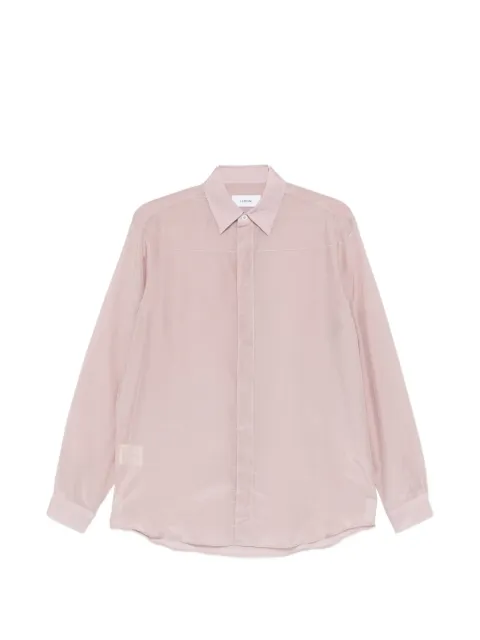 Lardini concealed-placket long-sleeve shirt