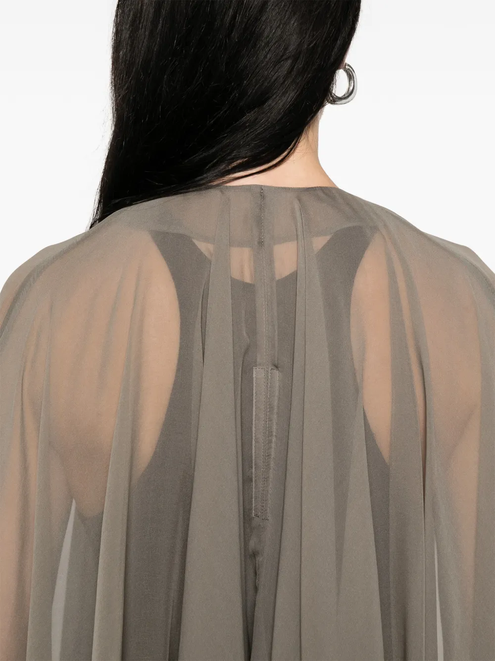 Rick Owens Luxor cape Grijs