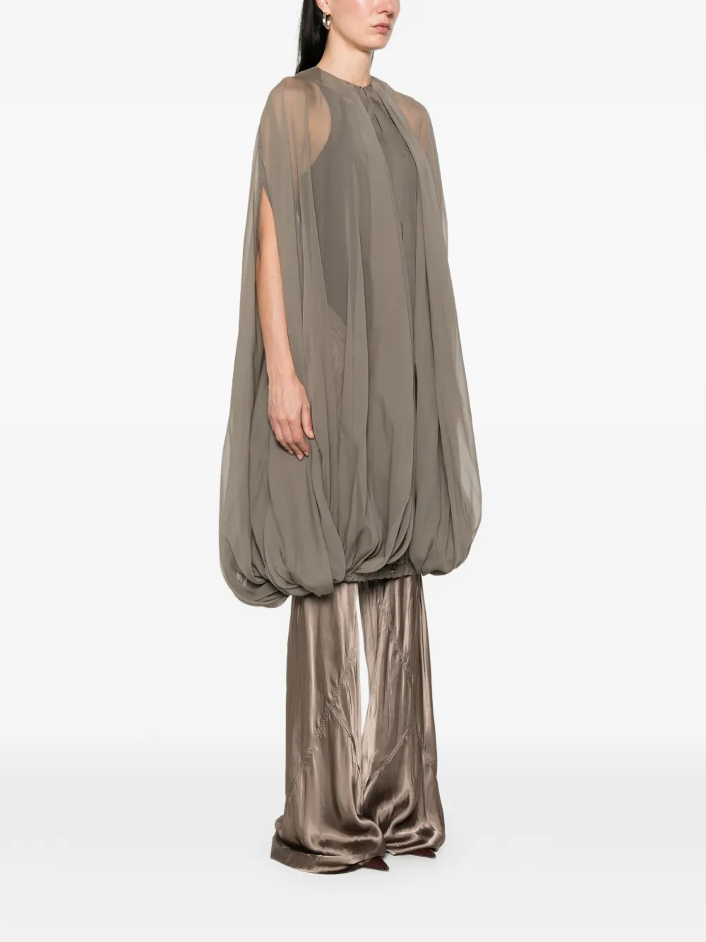 Rick Owens Luxor cape Grijs
