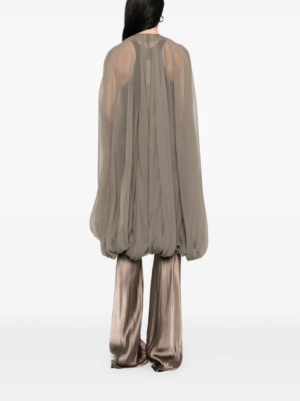 Rick Owens Luxor cape Grijs