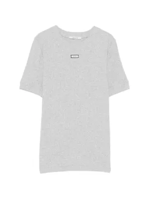 Courrèges コントラストトリム Tシャツ | ホワイト | FARFETCH JP
