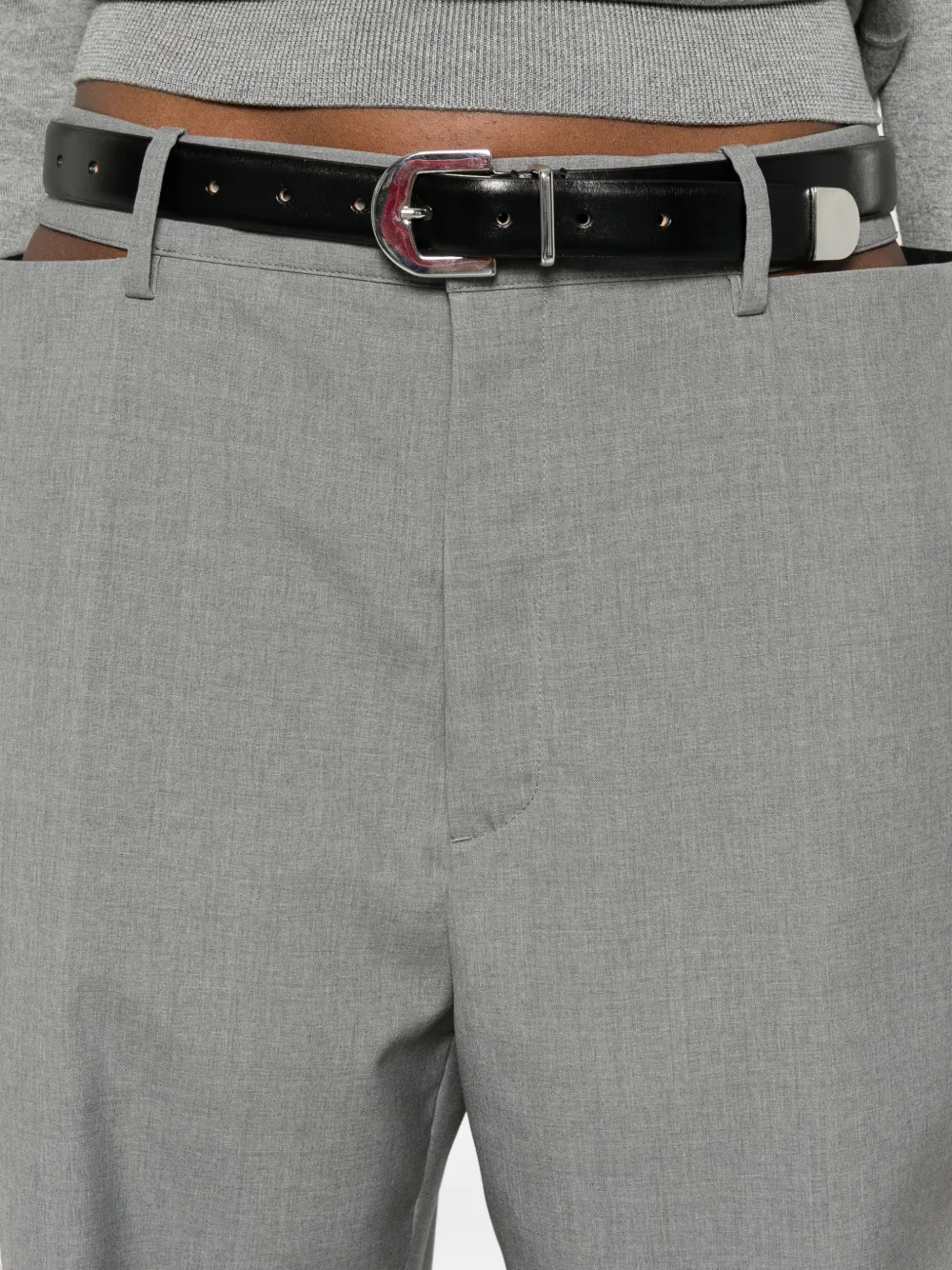 Jil Sander Broek met uitgesneden details Grijs