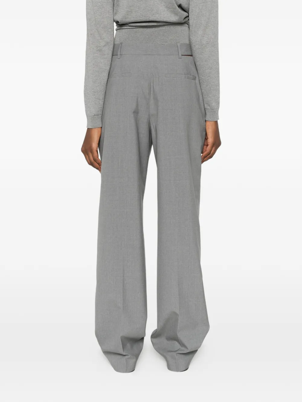 Jil Sander Broek met uitgesneden details Grijs