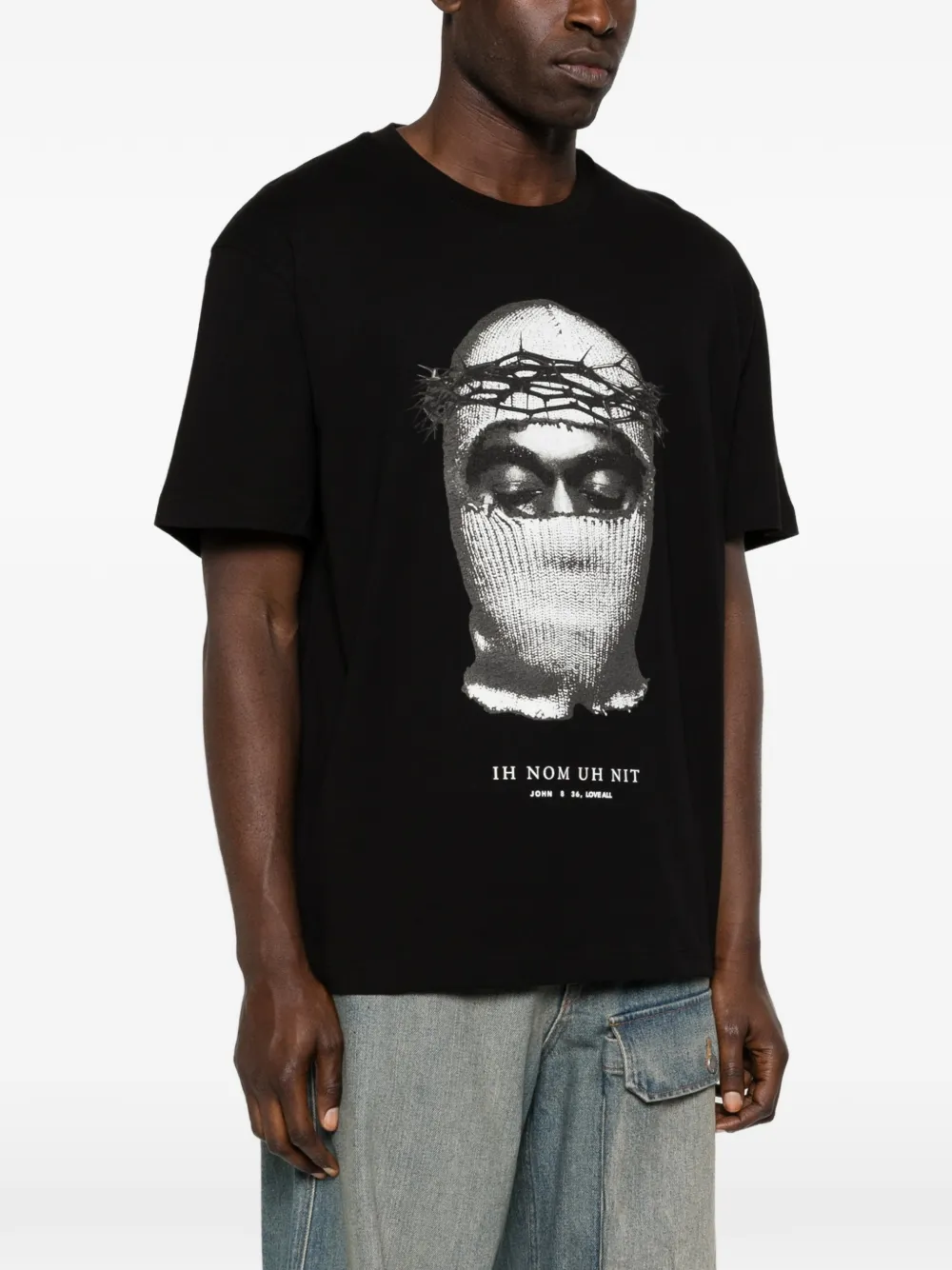 Ih Nom Uh Nit Corona Mask T-shirt Zwart