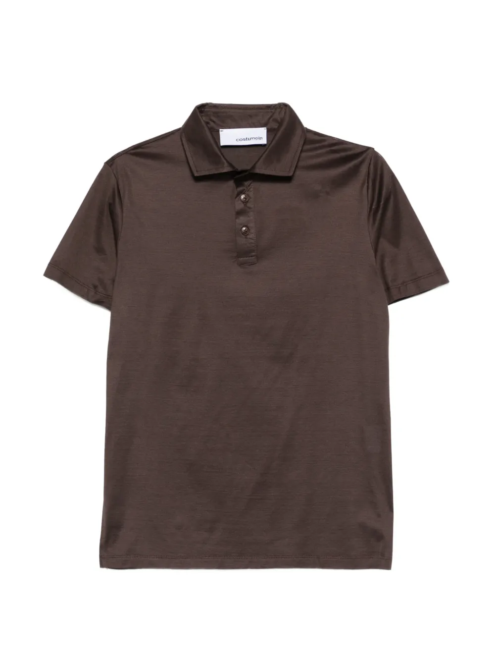 Costumein short-sleeve polo shirt - Marrone