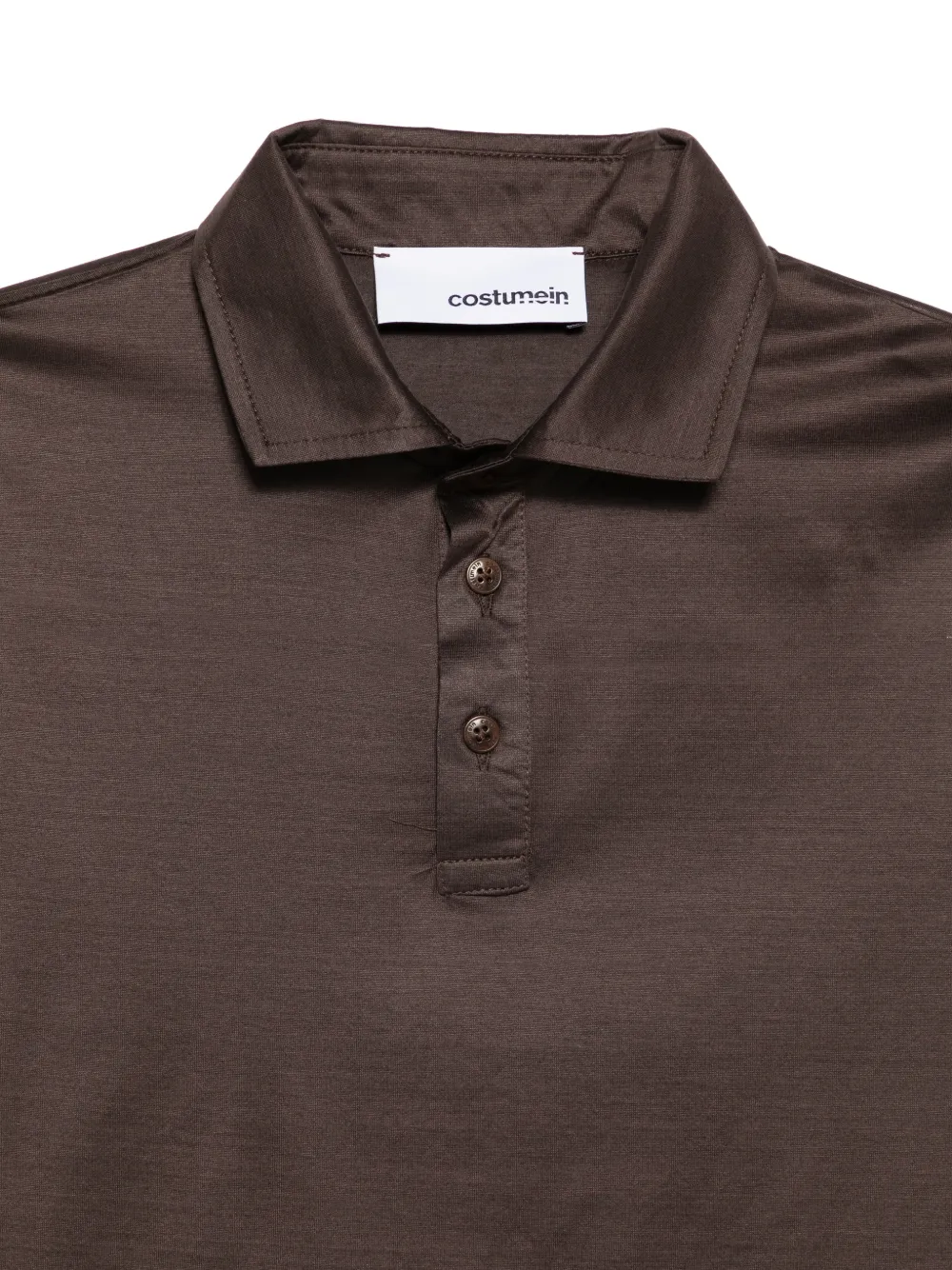 Costumein Poloshirt met korte mouwen Bruin