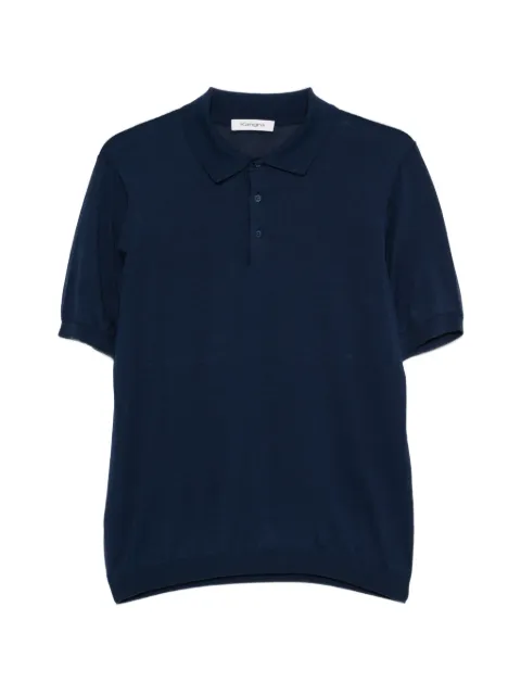 Kangra ribbed-knit polo shirt