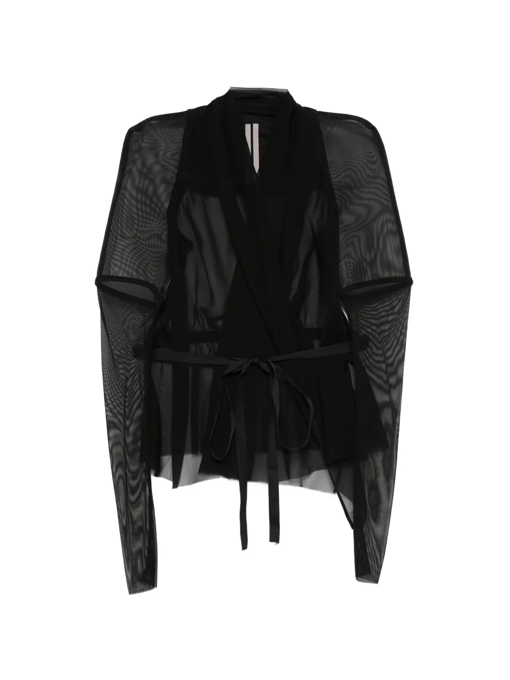 Rick Owens tie-waist jacket - Nero