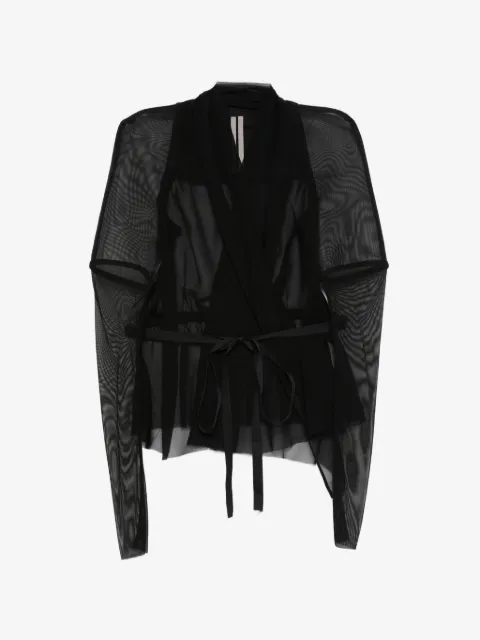 Rick Owens tie-waist jacket