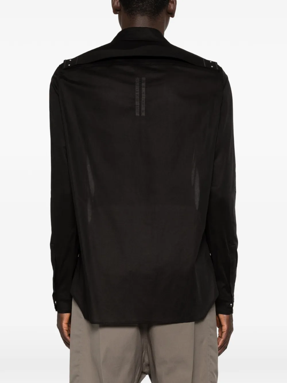 Rick Owens Overhemd met borstzakken Zwart