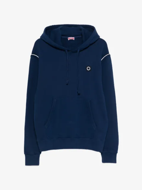 Kenzo hættetrøje med logo-applikation