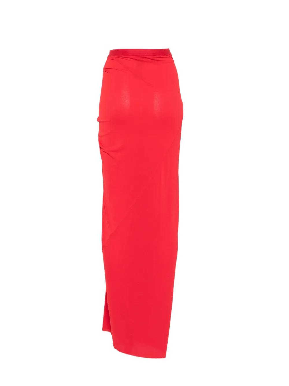 Rick Owens Lilies Maxi-rok met gedrapeerd detail Rood