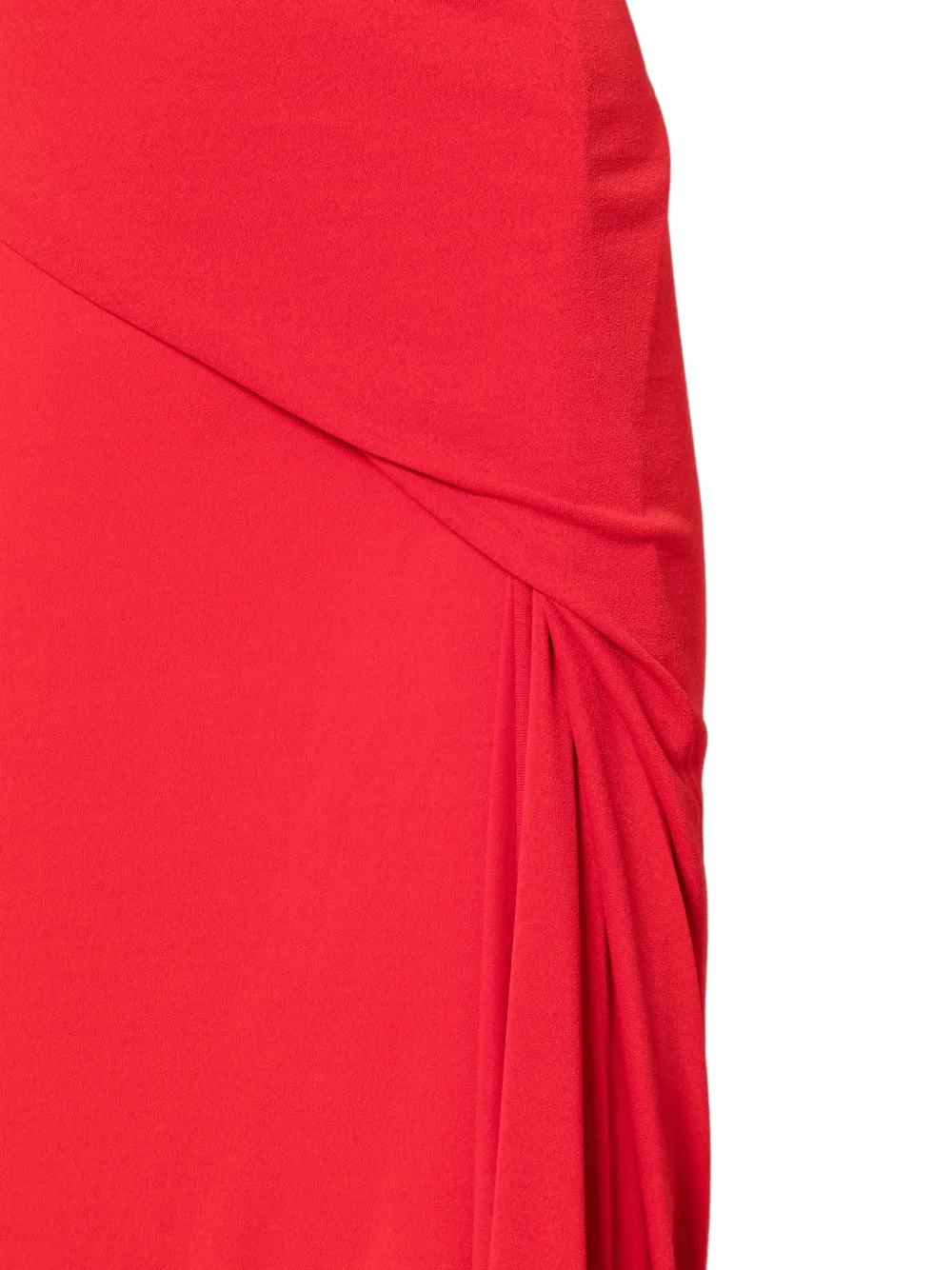 Rick Owens Lilies Maxi-rok met gedrapeerd detail Rood