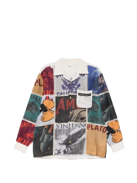 KHOKI graphic print pocket shirt